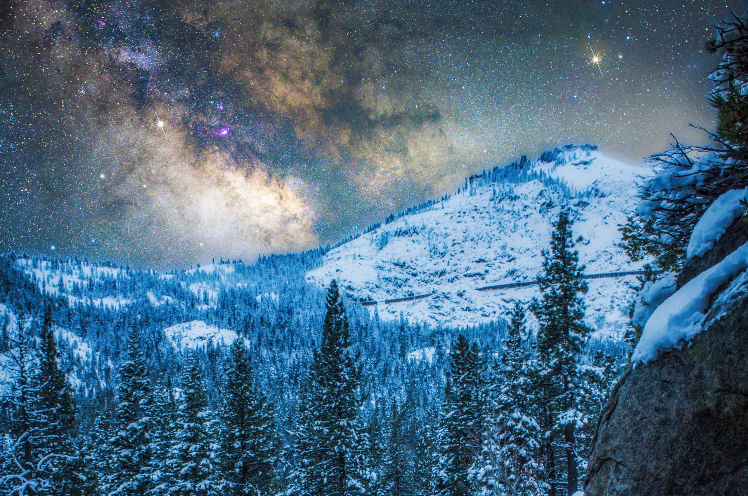 The Milky Way above Donner Summit