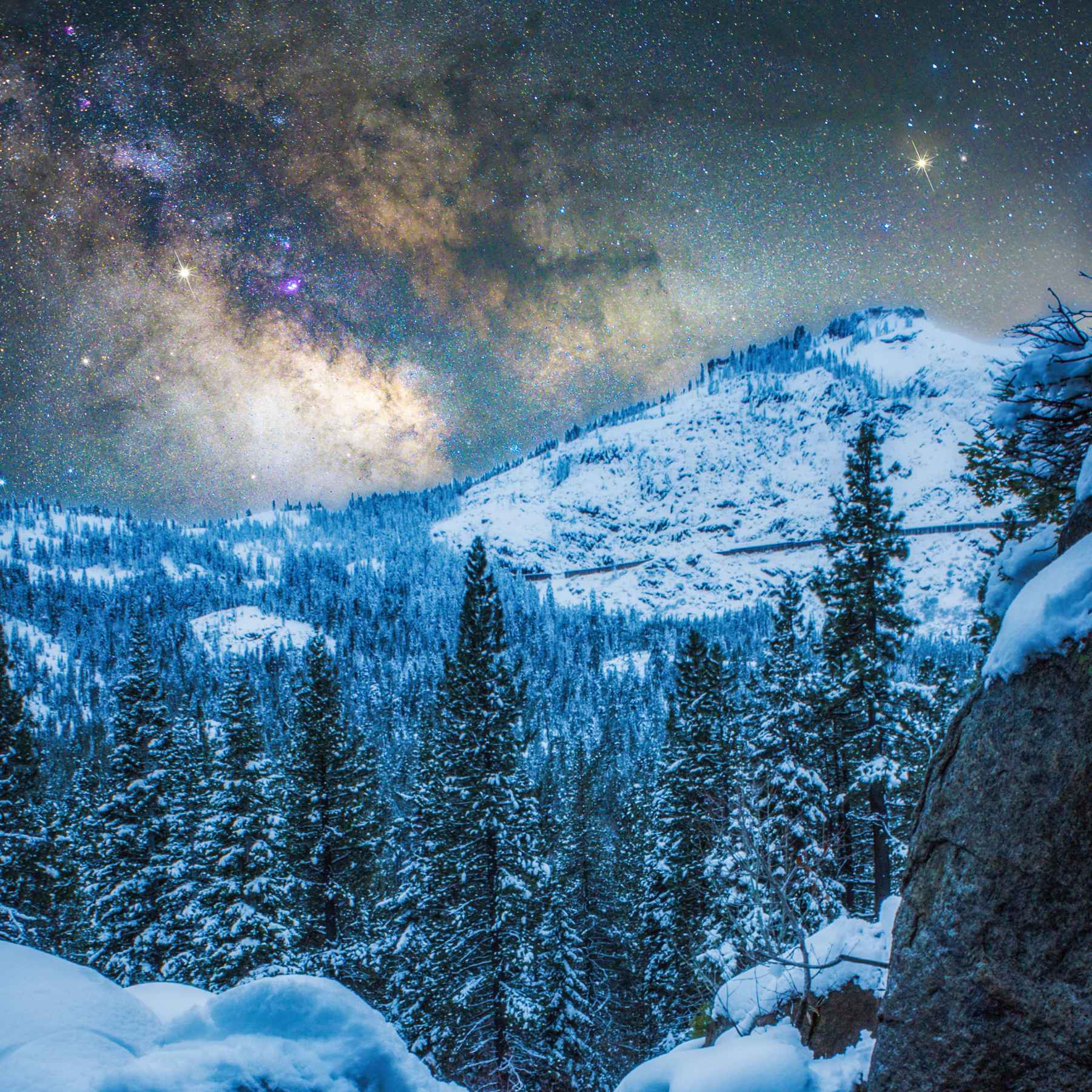 The Milky Way above Donner Summit