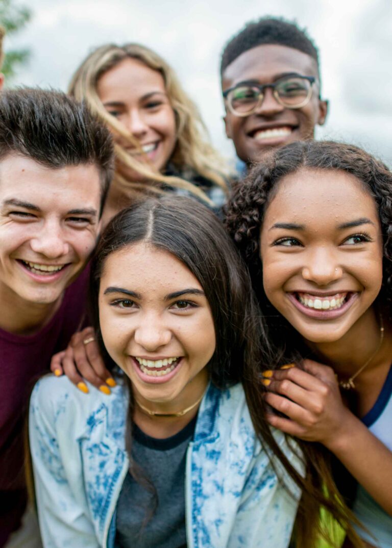 A group of young people.